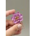 Pink Succulent Hair Comb