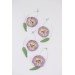 Purple Pansy Dangle Earring