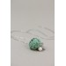 Green Artichoke Pendant Necklace