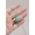 Green Artichoke Necklace