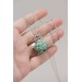 Green Artichoke Pendant Necklace
