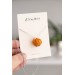 Orange Artichoke Necklace