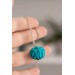 Teal Artichoke Necklace