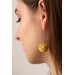 Yellow Artichoke Drop Earrings