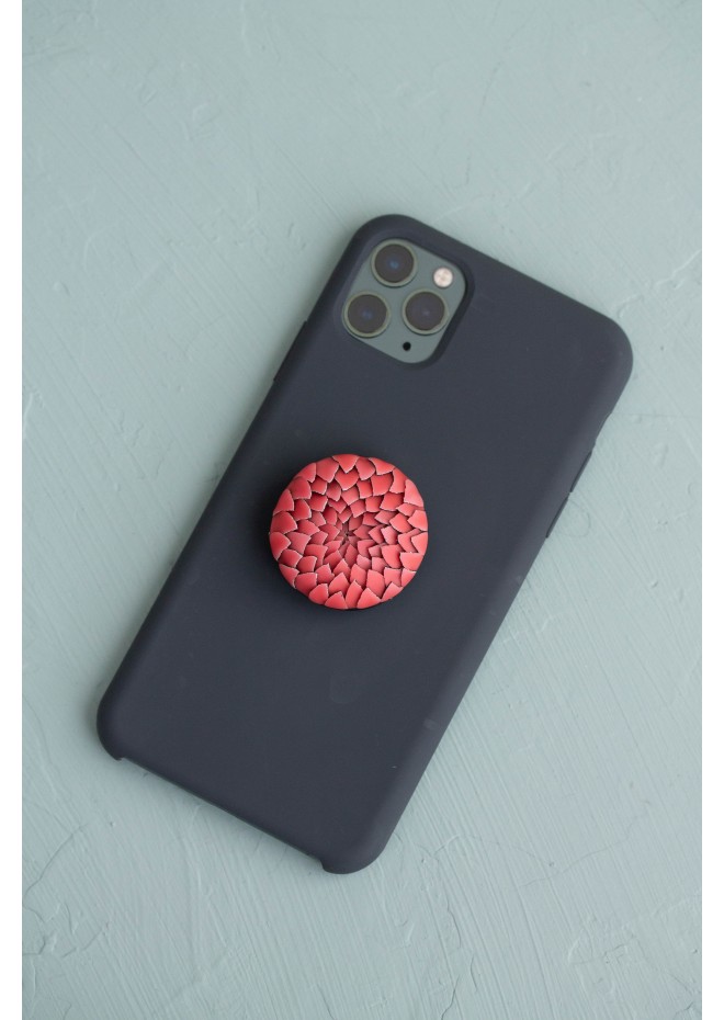 Pink Artichoke Phone Grip