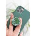 Green Monstera Phone Grip