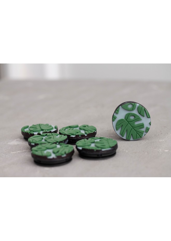 Green Monstera Phone Grip