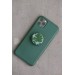Green Monstera Phone Grip