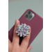Succulent phone grip, echeveria accessory phone holder, cellphone cover accessory, phone grip, polymer clay phone grip, succulent