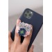 Succulent phone grip, echeveria accessory phone holder, cellphone cover accessory, phone grip, polymer clay phone grip, succulent