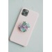 Succulent phone grip, echeveria accessory phone holder, cellphone cover accessory, phone grip, polymer clay phone grip, succulent