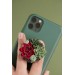 Red and Green Succulent Phone Grip