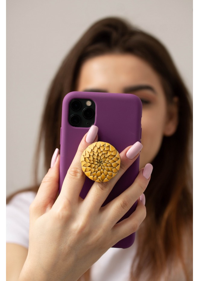 Yellow Artichoke Phone Grip