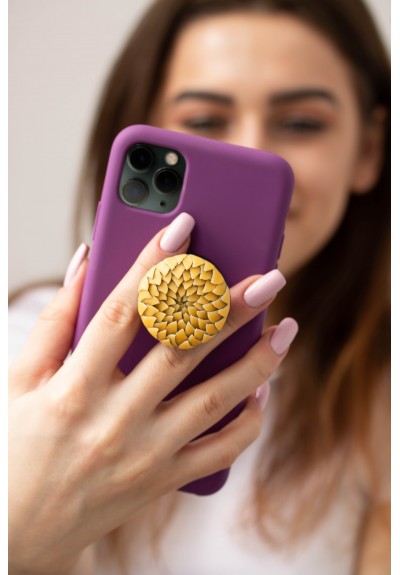 Yellow Artichoke Phone Grip Holder/Beautiful Mobile Grip