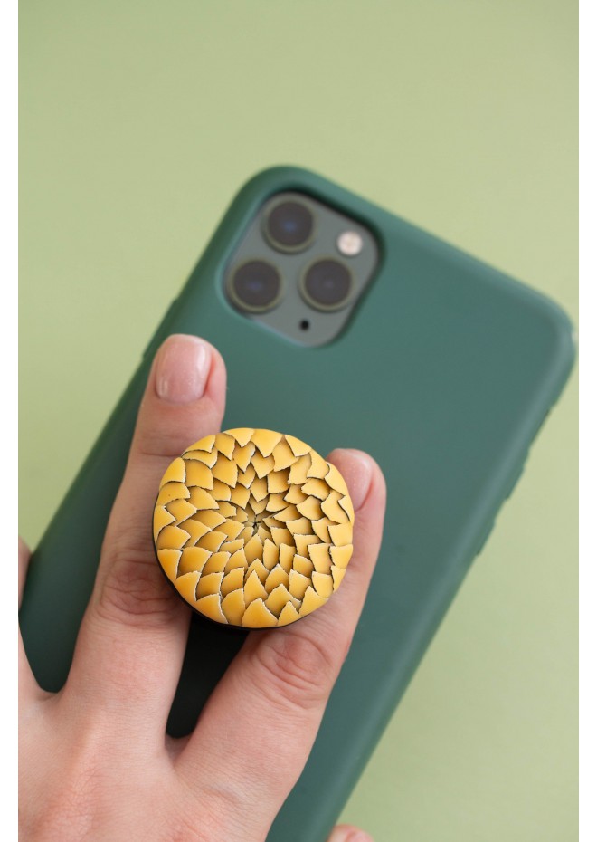 Yellow Artichoke Phone Grip