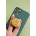 Artichoke phone grip, Artichoke accessory phone holder, cellphone cover accessory, phone grip, polymer clay phone grip, succulent, Artichoke