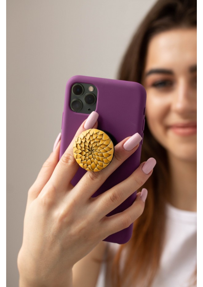 Yellow Artichoke Phone Grip