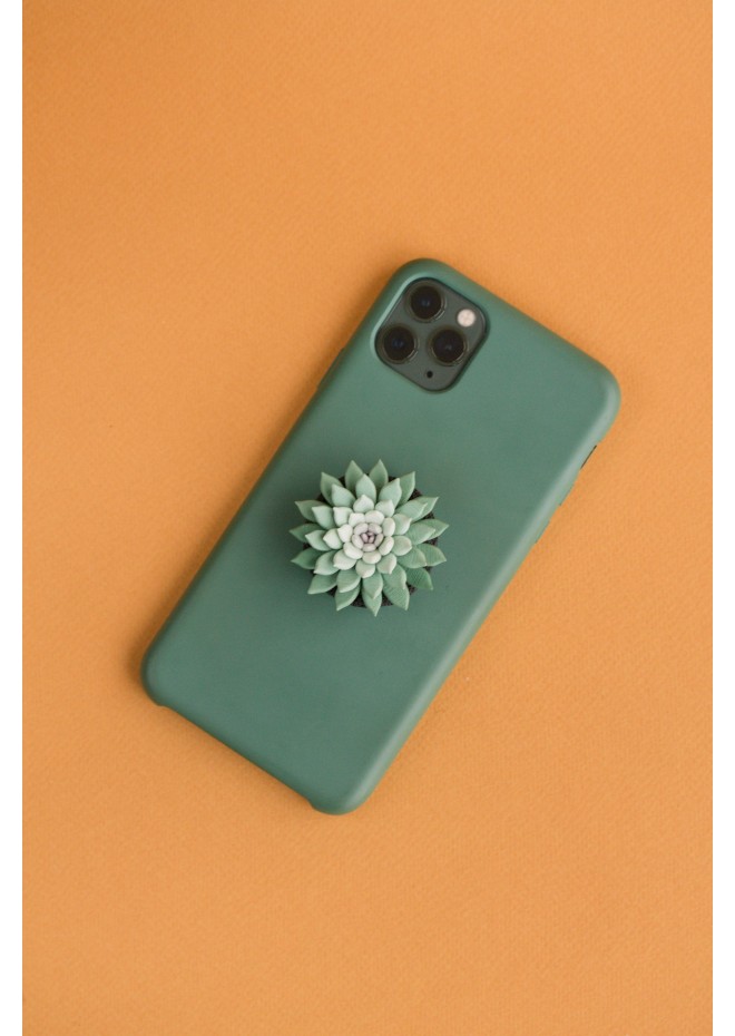 Green Succulent Phone Grip