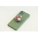 Succulent phone grip, echeveria accessory phone holder, cellphone cover accessory, phone grip, polymer clay phone grip, succulent
