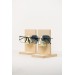 Golden Nose Handcrafted Organizer Stand for Glasses and Sunglasses: Unique Tabletop Holder