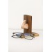 Unique Wooden Eyeglasses Stand for Organization, Glasses Holder for Desk, Sunglasses Display Rack, Handcrafted Spectacle Accessories