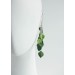 Green Leafs Statement cuff earrings