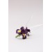 Purple Iris Drop Earring