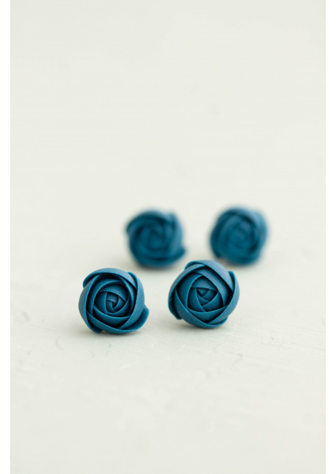 Blue Ranunculus Studs