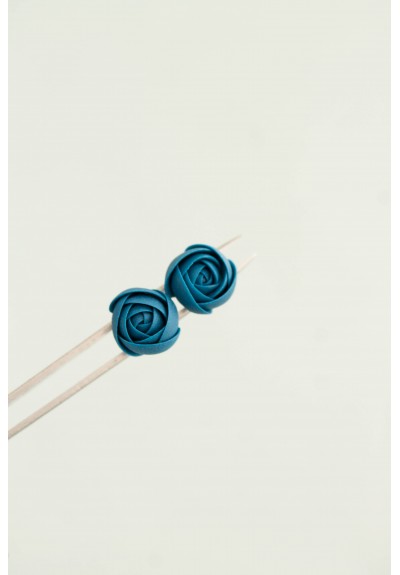 Blue Ranunculus Studs