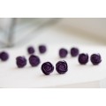 Dark Purple Ranunculus Studs