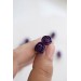 Dark Purple Ranunculus Studs