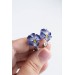 Pansy/Clip-on Earrings