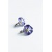 Pansy/Clip-on Earrings