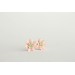 Succulent Stud Earrings - Pink Echeveria Plant Hypoallergenic Stainless steel Earrings Small Succulent Jewelry Gift Plant Lover Gift