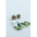 Succulent Stud and Dangle Earrings (Set of 2)