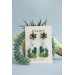 Succulent Stud and Dangle Earrings (Set of 2)